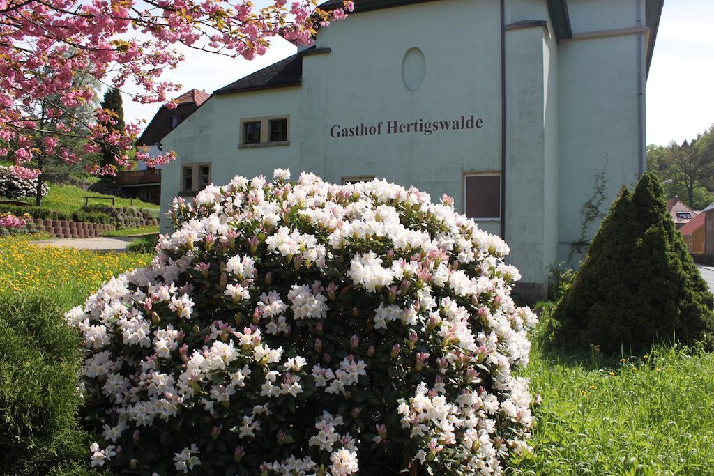 Hotel Gasthof Hertigswalde Sebnitz Exterior foto