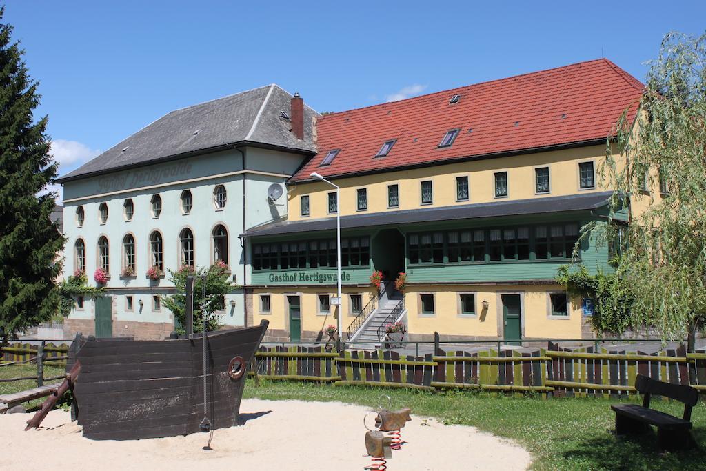 Hotel Gasthof Hertigswalde Sebnitz Exterior foto